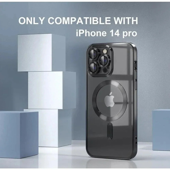 Misea Magnetic Clear Case For iPhone 14 Pro Max Case‎ Compatible With MagSafe - Picture 4 of 10